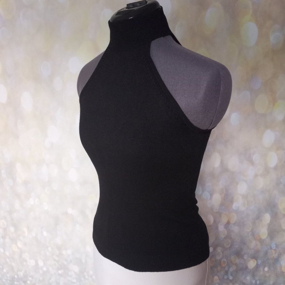 Vintage Newport News Shape FX Sleeveless Highneck Sweater Top